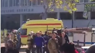 اللقطات الأولى لانفجار مدينة كيرتش الروسية