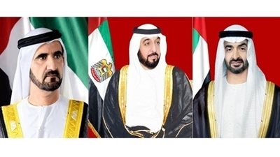 رئيس الدولة ونائبه ومحمد بن زايد يهنئون رئيس اذربيجان بذكرى استقلال بلاده