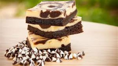 طريقة عمل براونيز بالتشيز كيك