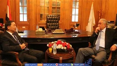 سامح عاشور ونائب وزير العدل الصيني يبحثان سبل التعاون المشترك (صور)