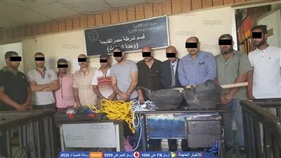 مباحث مصر القديمة تضبط 11 شخص ينقبون عن أثار بعقار مهجور 