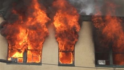 عاجل.. حريق ضخم في كنيسة العذراء بـ