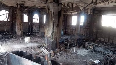 المتحدث باسم الكنيسة القبطية: ماس كهربائي سبب حريق كنيسة عين شمس (صور)
