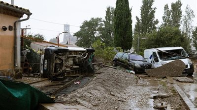 200 مليون يورو خسائر الفيضانات في جنوب فرنسا