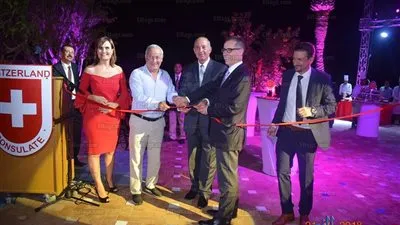 محافظ البحر الأحمر والسفير السويسري يفتتحان القنصلية السويسرية بالغردقة (صور)