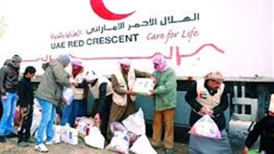 الإمارات تواصل توزيع المساعدات في مديرية حبيل جبر بلحج