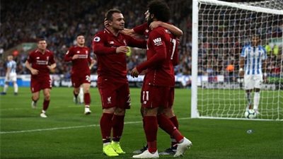 شاكيري يتحدث عن ذكاء محمد صلاح أمام هيديرسفيلد