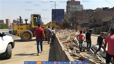 الطرق والكباري: شن حملات إزالة مكثفة على الطريق الدائري