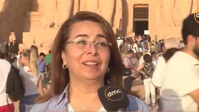 وزيرة التضامن: جئنا لرؤية لحظة تعامد الشمس على وجه رمسيس الثاني