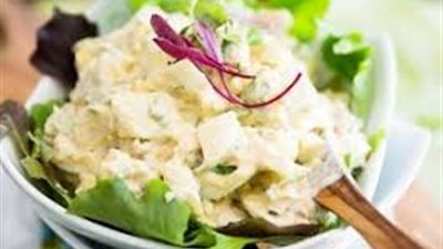 طريقة عمل سلطة البيض المسلوق 