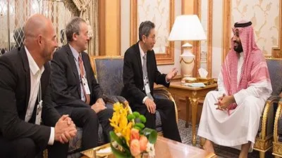 الوئام- السعودية| ولي العهد يبحث مع رئيس 