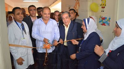 محافظ الغربية يفتتح قسم العناية المركزة للأطفال بمستشفى قطور (صور)