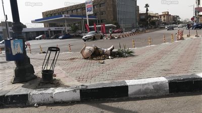 عاجل.. عاصفة ترابية تجتاح شوارع السويس (صور)