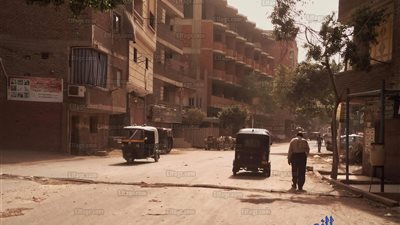 عاصفه ترابية تجتاح شوارع مدينة نصر