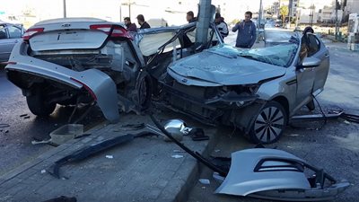 عاجل.. الأردن: حادث تصادم 15 سيارة على الطريق الصحراوي بسبب الغبار