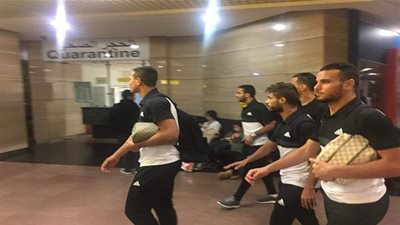 بعثة المصري تصل القاهرة القاهرة قادمة من الكونغو