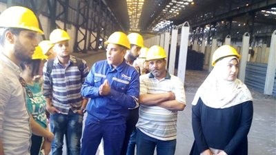  زيارة تفقدية من طلاب جامعة الإسكندرية للمنطقة الصناعية بمدينة السادات