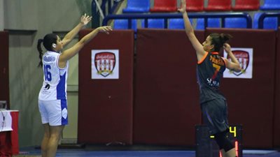 صور مباراة هومنتمن اللبناني والفحيص الأردني بالبطولة العربية للأندية لكرة السلة سيدات