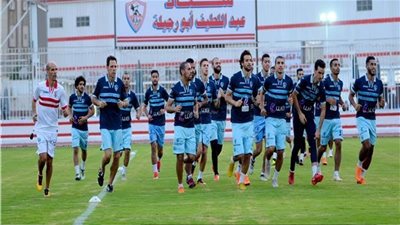 مران خفيف للزمالك في فندق الإقامة استعدادا لاتحاد السكندري