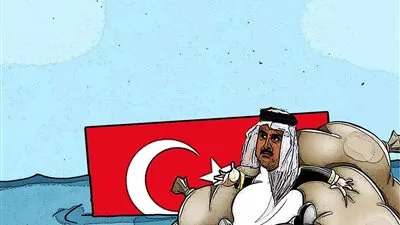 كاريكاتير.. تخلي قطر عن وعودها لمساعدة تركيا