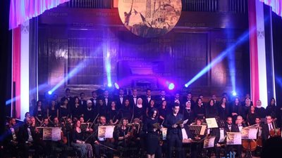 'أكتوبر.. ملحمة شعب'.. حفل فني ضخم بأكاديمية الفنون (صور)