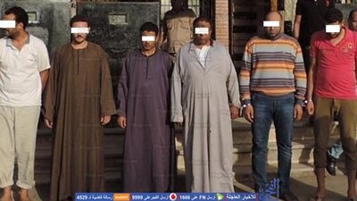 سقوط أكبر عصابة لسرقة خطوط البترول المار بمحافظتي القاهرة والقليوبية (صور)