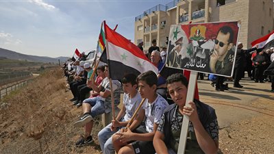 تظاهرات في بلدة مجدل شمس بالجولان المحتل ضد الانتخابات المحلية الإسرائيلية