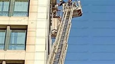 رجال الحماية المدنية ينقذون رجلا من الموت في الجيزة