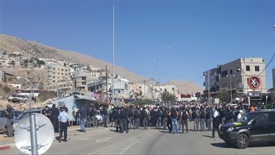 قوات الاحتلال تهاجم المعتصمين في الجولان السوري المحتل