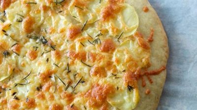 طريقة عمل بيتزا البطاطس