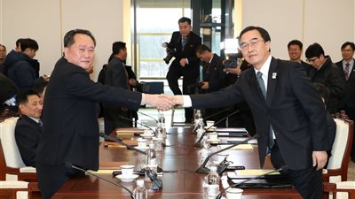 الكوريتان تبحثان تشكيل فرق موحدة للأولمبياد الصيفية 2020