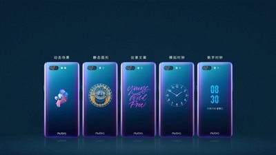 Nubia X يستغني عن الكاميرا الأمامية ويعوضها بشاشة في الخلف لالتقاط السيلفي