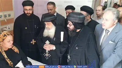 البابا تواضروس يرسل وفد كنسي لزيارة مصابي حادث المنيا (صور) 