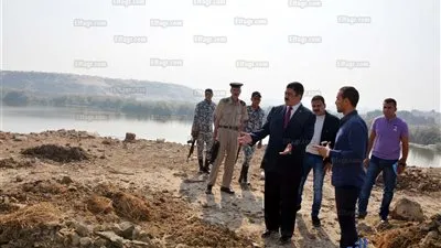 محافظ القليوبية يتفقد مشروع الصوامع وبحيرة عرب العليقات 