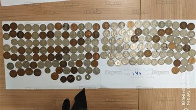 ضبط 324 عملة أثرية قبل تهريبها خارج البلاد