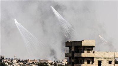 طائرات التحالف الدولي تستهدف هجين السورية بالفسفور الأبيض