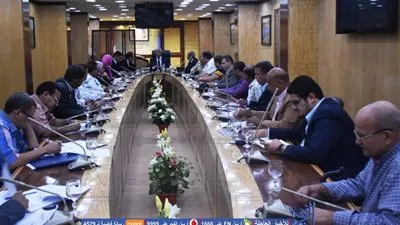 اجتماع هام لمحافظ أسوان لمتابعة الموقف التنفيذي لمشروعات صندوق 