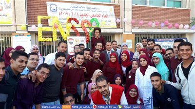 نائب رئيس جامعة أسيوط يفتتح حملة 100 مليون صحة بكلية التمريض (صور) 