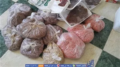 ضبط 110 كيلو لحوم فاسدة وإغلاق مطعم لمخالفته الإشتراطات الصحية بسفاجا (صور)