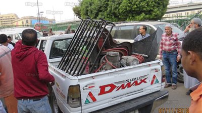  حملة مكبرة على الميادين العامة والشوارئع الرئيسية بالعاصمة لإزالة الإشغالات (صور)