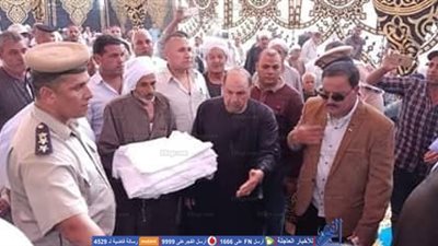 إنهاء خصومة ثأرية بين عائلتي الصعايدة والهوارة بالفيوم (صور) 