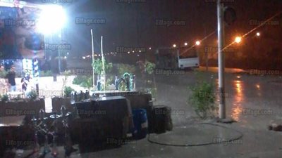 أمطار غزيرة تضرب شوارع الإسكندرية (صور)