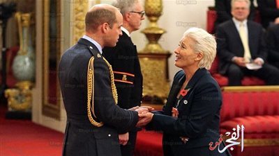 الأمير ويليام يكرم النجمة إيما تومسون على مجمل أعمالها