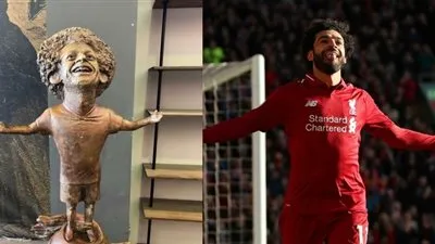 بعد انتقادها.. النحاتة الشابة: محمد صلاح هاتفني وطلب مني إعداد تمثال آخر لوضعه في منزله