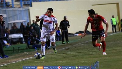 محمد إبراهيم ينتظم في مران الزمالك