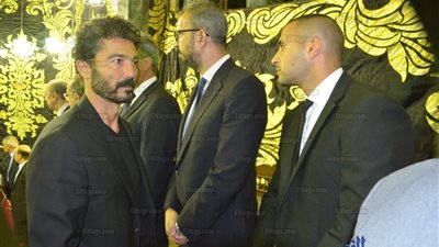 عزاء الإعلامي الكبير حمدي قنديل بمشاركة فنانين وإعلاميين (صور)