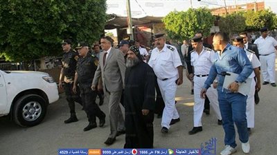 مدير أمن الأقصر يتفقد الاستعدادات الأمنية لاحتفالات ماري جرجس 