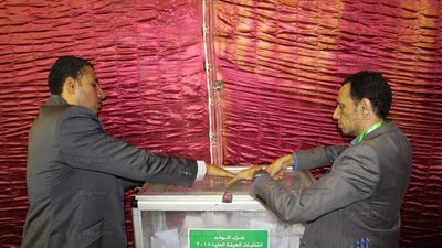 غلق لجان انتخابات الهيئة العليا لحزب الوفد (صور)