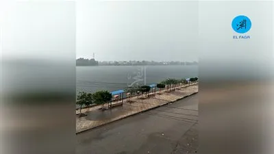 أمطار رعدية تضرب دمياط (فيديو) 