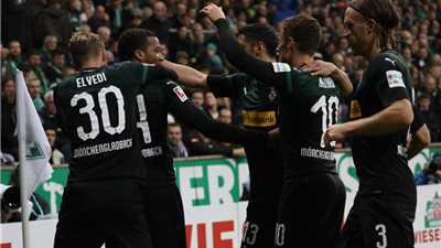 الدوري الألماني - مونشنجلادباخ يعبر بريمن.. وشتوتجارت يهزم نورنبرج